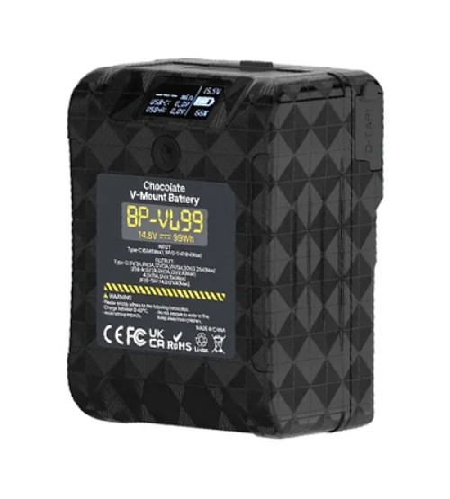 Ulanzi BP-VL99 26000mAh 14.8V 99Wh Lithium-Ion Portable V-Mount Battery Ulanzi BP-VL99 26000mAh 14.8V 99Wh Lithium-Ion Portable V-Mount Battery